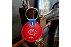 Porte-Clés Pastille Renault Twingo Phase 1 Rouge Bleu